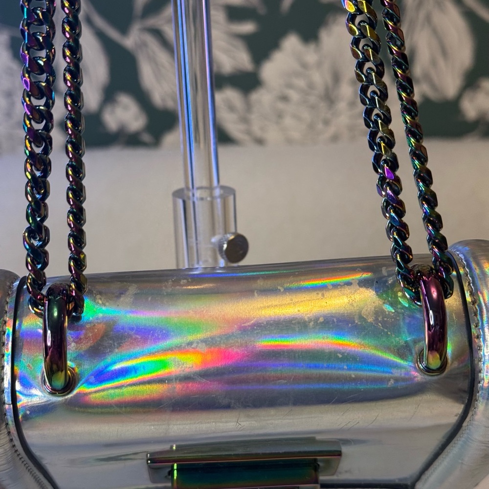 Balmain Authentic Iridescent Mini Bag RARE! - Picture 6 of 12